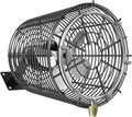 Greenhouse Air Circulation Fan with Mist and Water Pipe 1/80 HP 115V Ceiling Wall Mount Fan High Speed Circulation for Greenhouse, Warehouse, Patio, Garage 450CFM, 12000BTU, ETL Listed