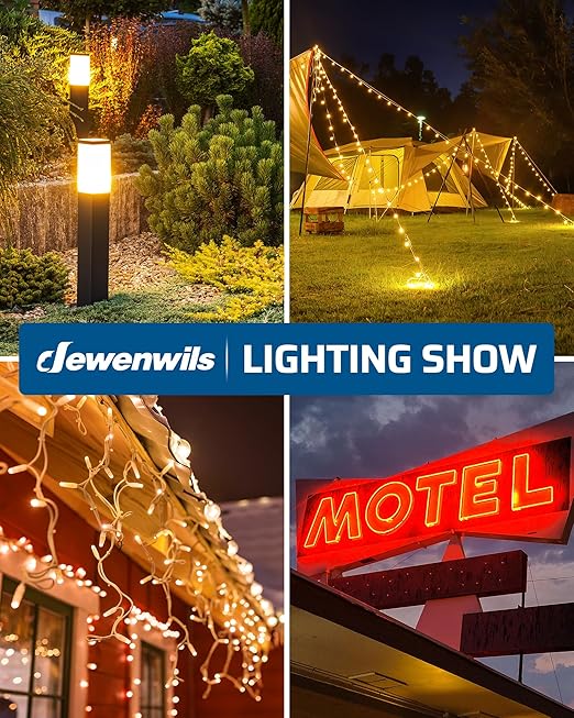 DEWENWILS Low Voltage Landscape Transformer, 60W 120V AC to 24V DC, Landscape Lighting Transformer with Timer & Photocell Sensor, Outdoor Weatherproof for LED Lights, Spotlights, Pathway Lights