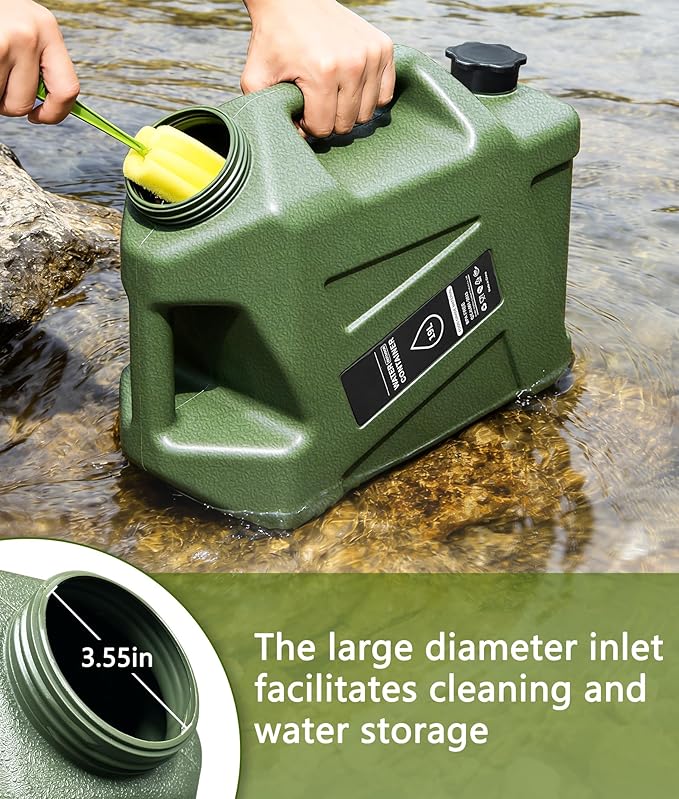 5 Gallon Water Jug with Electric Water Dispenser,BPA Free Leak Proof Camping Water Pump,Type-C Rechargeable Portable Water Container with Spigot for Outdoor Camping, Hiking, Emergency Water Storage