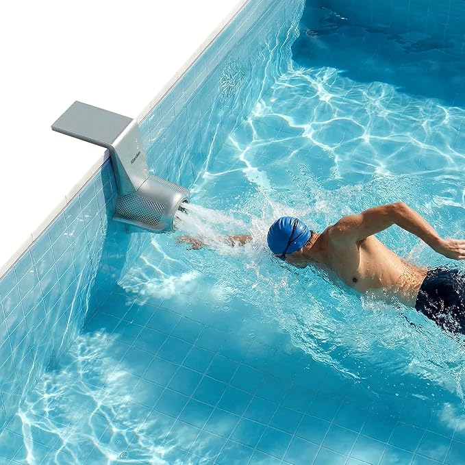 (2026 New) iGarden P160 Swim Jet for Pool, Swimming Pool Current Machine with 5 Wave Modes, 0-100% Adjustable Water Flow Trainer for Recreational Training, Fitness & Family Leisure
