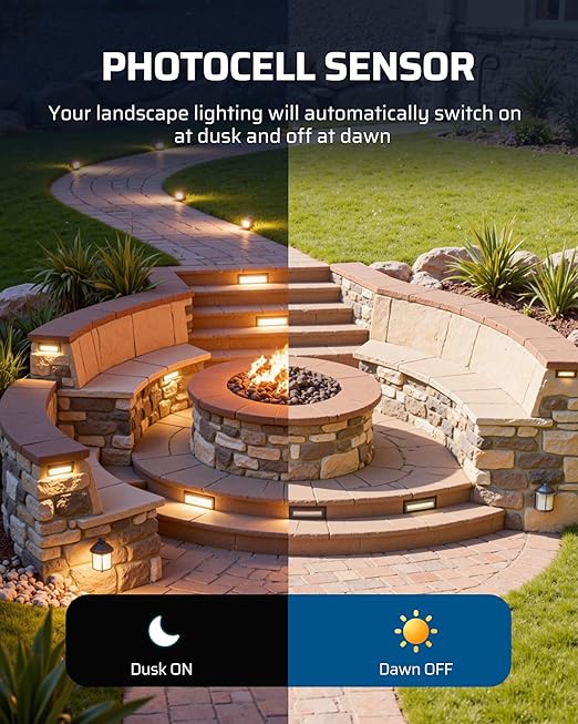 DEWENWILS 60W WiFi Low Voltage Transformer, 120V AC to 12V DC, Smart Outdoor Low Voltage Landscape Transformer with Timer, Work with Alexa & Google Home, Weatherproof for Landscape Lights