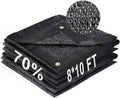 LOVE STORY 8x10FT 70% Black Shade Cloth Sun Shade Net with Grommets Sunblock Net Mesh Tarp for Garden,Plants Cover,Greenhouse and Patio