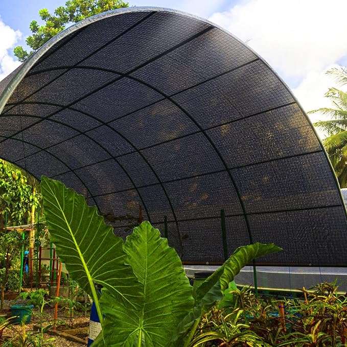 70% Shade Cloth, 10FTx20FT HDPE Mesh Tarp with Reinforced Grommets, Outdoor Sun Shade Net for Greenhouse, Plants, Garden, Pergola, Patio, Chicken Coop (10FT*20FT)
