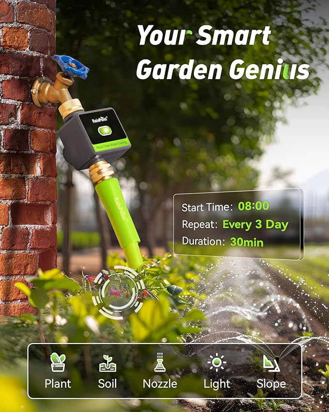 RAINPOINT WiFi Hose Timer WiFi Sprinkler Timer Smart Irrigation System for Garden Lawn Yard APP Remote Control
