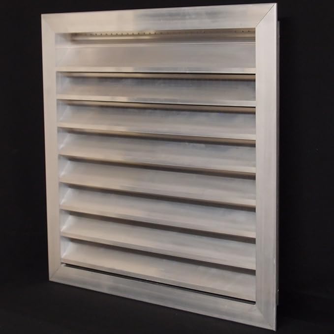 HVAC Premium 30"W x 30"H Aluminum Exterior Gable Louver Vent for Walls & Crawlspace - Weather-Resistant Air Grille with Screen Mesh - [Outer Dimensions 31.75"W x 31.75"H]