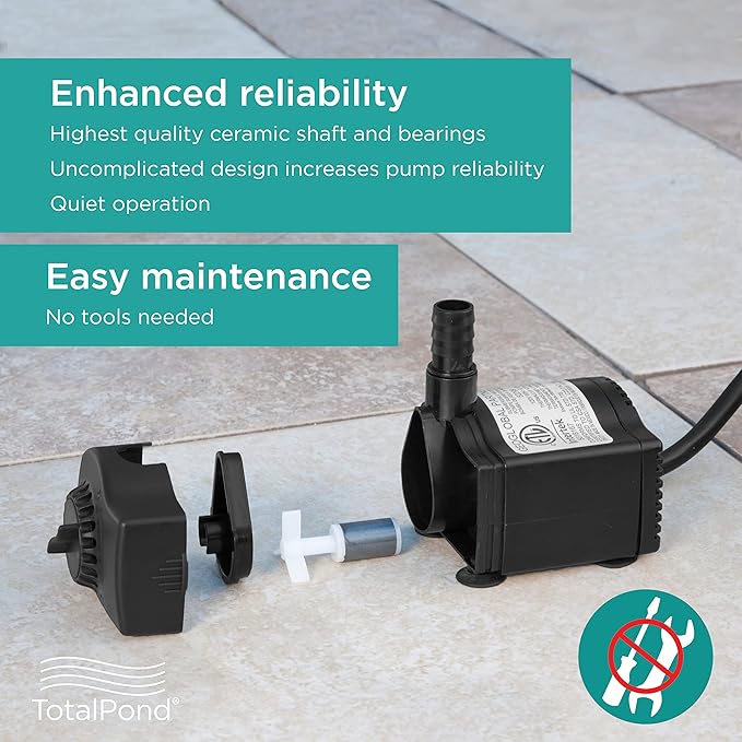 TotalPond 170 GPH Low Water Shut-Off Fountain Pump