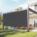 VEVOR 90% Sun Shade Cloth, 8 x 12 ft Pergola Shade Cover with Stainless Steel Grommets, Sun Shades Canopy Privacy Screen with 140 GSM HDPE Material, for Outdoor, Patio, Garden, and Backyard (Black)