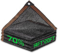 70% Shade Cloth, 14FTx20FT HDPE Mesh Tarp with Reinforced Grommets, Outdoor Sun Shade Net for Greenhouse, Plants, Garden, Pergola, Patio, Chicken Coop (14FT*20FT)