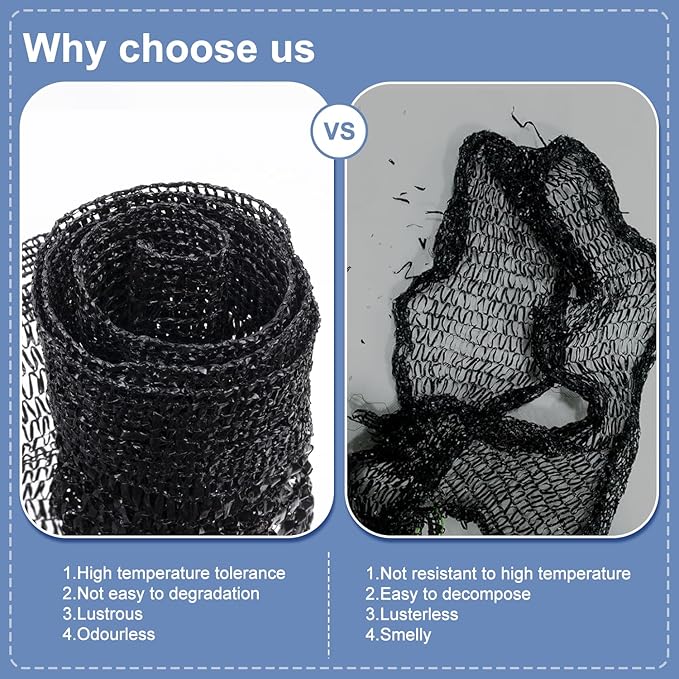 LOVE STORY 8x12FT 40% Black Shade Cloth Sun Shade Net UV Resistant Mesh Tarp Plant Cover Sunblock Net for Garden,Greenhouse,Vegetables,Flowers