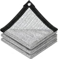 vensovo 50% Aluminum Shade Cloth - Reflective Aluminium Shade Netting Sun Shade Cover with Grommets for Cars, Dogs, Outdoor, RV, Patio (8x20FT)