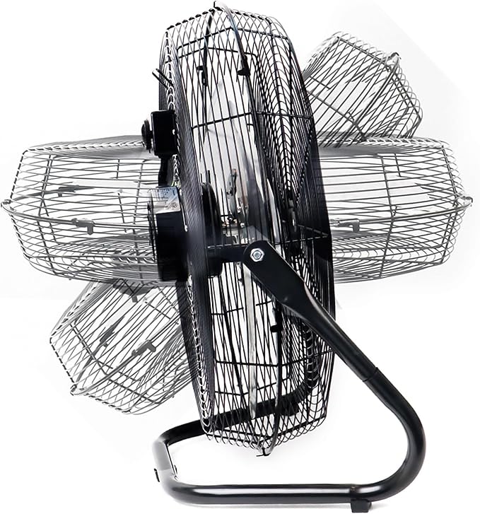 Ironton 20in. High-Velocity Fan, 4500 CFM, 3-Speed, Tilting Head