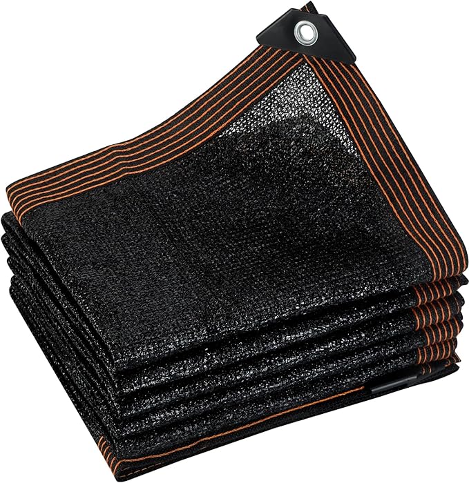 40% Shade Cloth 6.5x20 FT Garden Shade Cloth Cover with Reinforced Grommets Durable Sun Shade net Heat Protection for Vegetables Plants Canopy Patio Greenhouse Chicken Coop Porch