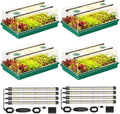 Adawook Seed Starter Trays with Grow Lights, Color Change Grow Lights for Seed Starting Kit, 3 Timming Set, Indoor Plant Growing Kit for Gardeners, Germination Trays Kits, Gardening Gifts (240 Cells)