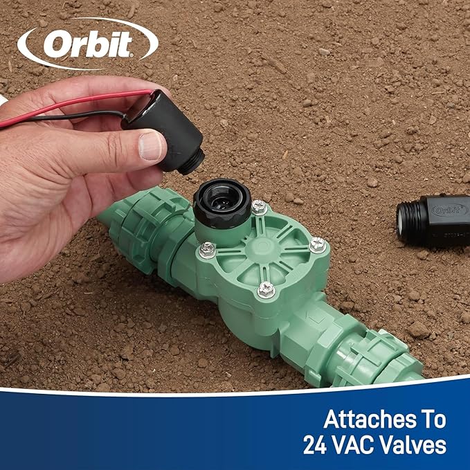 6-Pack Orbit 57865 Battery-Operated Sprinkler Timer, Black
