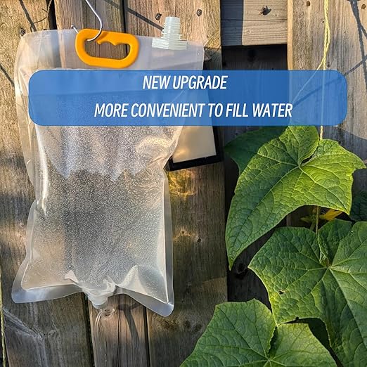 3 Pack 3.5L Plant IV Water Bag Automatic Plant Drip Watering Bags - Indoor Outdoor Self-Watering System with Adjustable Flow|Durable & Water-Saving Plant Watering Kit Set