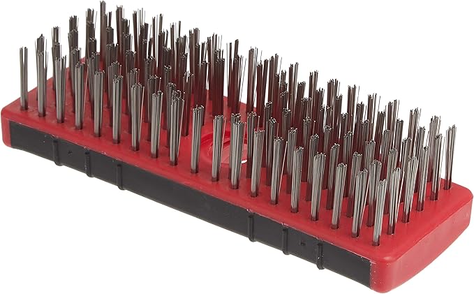 Red Devil 4166 7-Inch Soft Grip Stainless Steel Scrub Brush