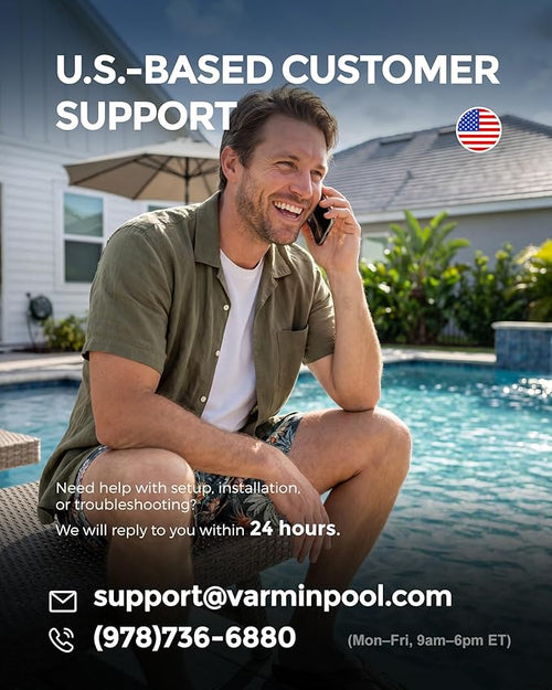 120000BTU Inverter Pool Heat Pump, for 33000 Gallons Inground and Above Ground Pools, WiFi Capable Electric Pool Heater with Timer, Heat and Cool, Energy Efficient, 220V, V35