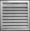 HVAC Premium 20"W x 20"H Aluminum Exterior Gable Louver Vent for Walls & Crawlspace - Weather-Resistant Air Grille with Screen Mesh - [Outer Dimensions 21.75"W x 21.75"H]