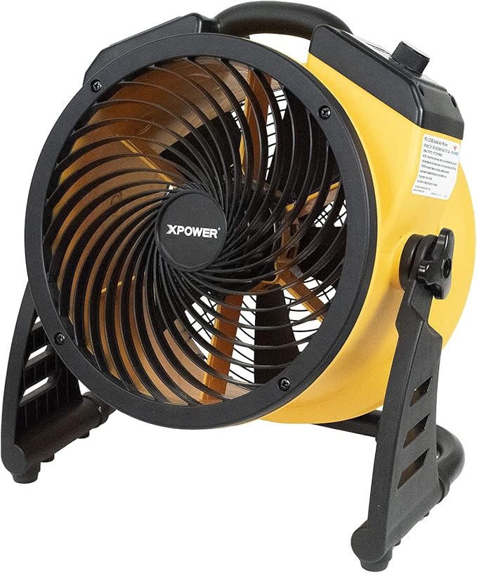 Air Circulator Utility Fan, 900 CFM, Variable Speed, 11 in Sealed Brushless DC Motor