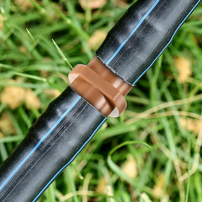 Boao 20 Packs 1/2 Inch Drip Irrigation Fittings Connectors Barbed Connector Plastics Drip Irrigation Barbed Hose Connector 17 mm Diameter(Coupling)