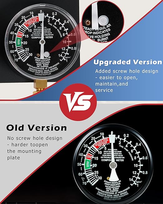 DAYUAN Upgraded Version Motorcycle Fuel Vacuum Carburetor Synchronizer carb sync Gauge