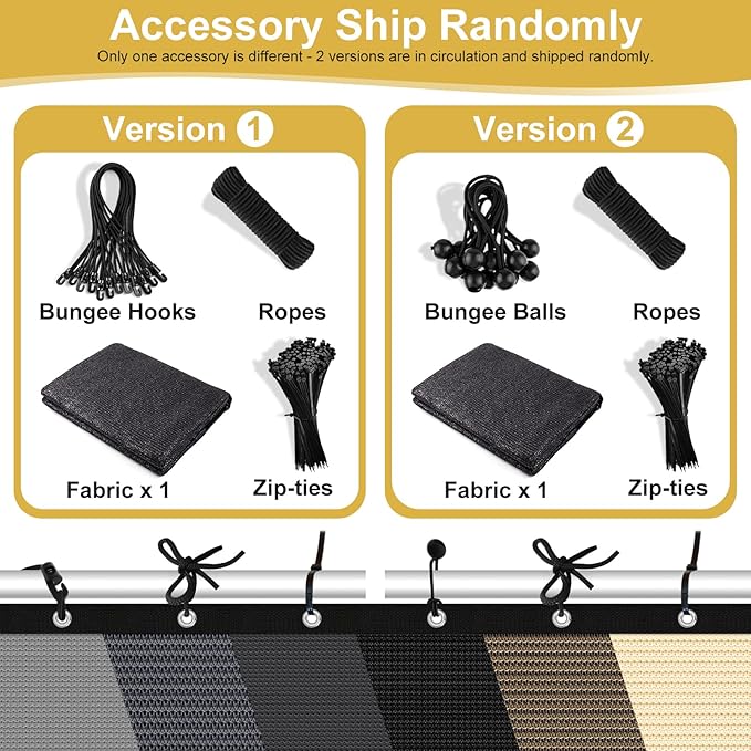 Shade&Beyond Customized Size 90% Sun Shade Cloth with Grommets, 10' X 16' Pergola Shade Cover Canopy, Mesh Tarp Sun Screens for Patio, Outdoor, Garden, Backyard, Black
