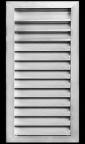 HVAC Premium 14"W x 28"H Aluminum Exterior Gable Louver Vent for Walls & Crawlspace - Weather-Resistant Air Grille with Screen Mesh - [Outer Dimensions 15.75"W x 29.75"H]