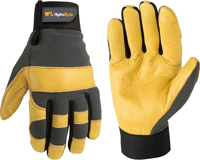 Wells Lamont Men's Leather Palm Work Gloves