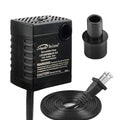 Simple Deluxe 80 GPH Water Table Pump with Adjustable Intake for Fish Tank, Hydroponics, Aquaponics, Fountains, Ponds, Statuary, Aquariums & more, Black