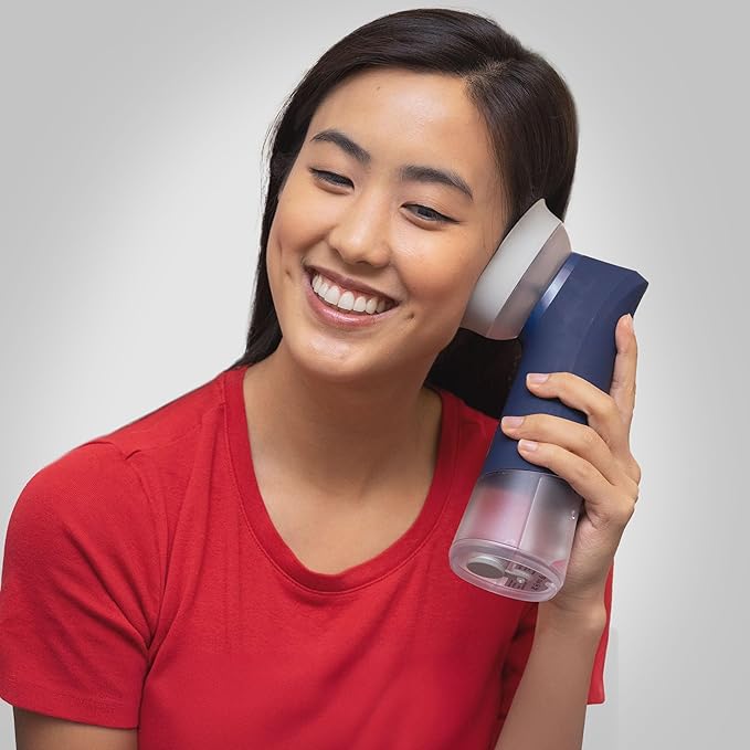 Griffin Water-Powered Ear Cleaner – Safe, Gentle Earwax Removal System with Adjustable Pressure & Reusable Tips for Comfortable Hygiene Care (Includes 6 Replacement Nozzle Tips, USB-C Charging Cord).