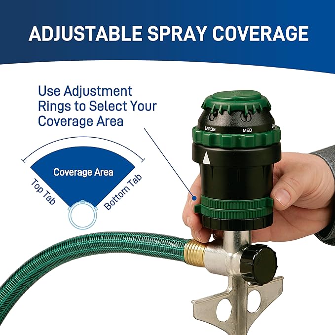 5-Pack Orbit 58573N H2O-6 Gear Drive Sprinkler - Versatile Gear Drive for Efficient Lawn Watering