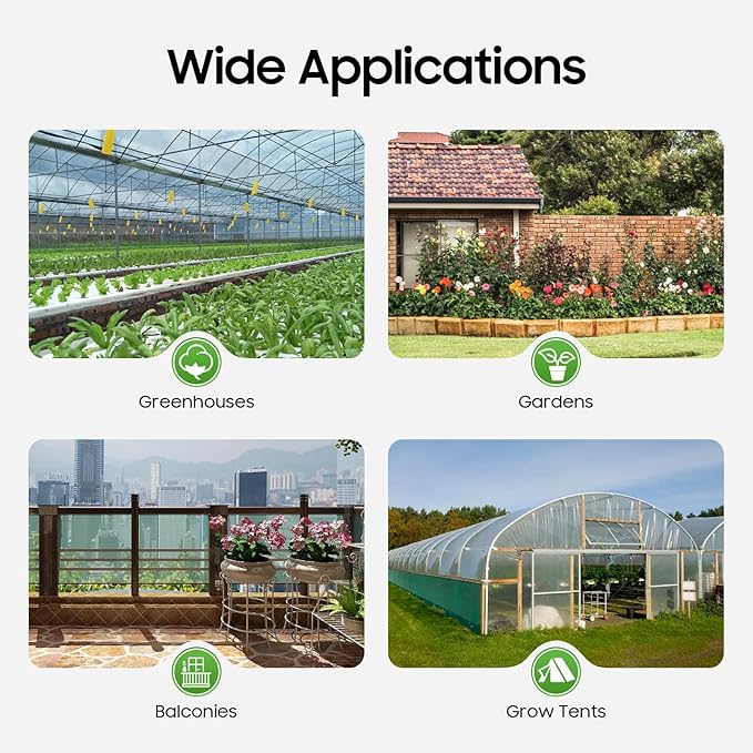 6 Bucket Hydroponic System Kit, Dwc Hydroponic System Kit with Drip Irrigation, 5.28Gal Capacity, 6.6Gal/Min Air Pump, Includes Air Pump Ideal for Vegetables and Indoor Growing