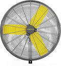 VINICAYA 30 Inch Industrial Wall Mount Fan Oscillating, 8900 CFM Commercial Metal Wall Fans with Poweful Motor, 3 Speed, Heavy Duty Construction Indoor for Warehouse, Workshops, and Garage, UL Listed