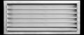 HVAC Premium 26"W x 14"H Aluminum Exterior Gable Louver Vent for Walls & Crawlspace - Weather-Resistant Air Grille with Screen Mesh - [Outer Dimensions 27.75"W x 15.75"H]