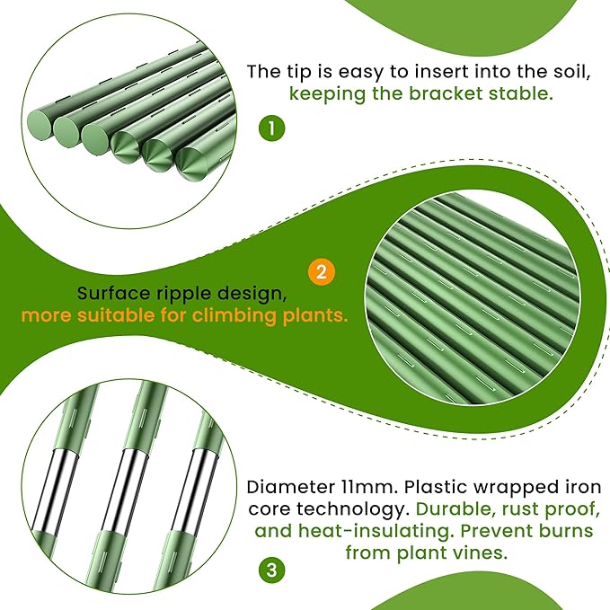 Cucumber Trellis, 35" X 50" A-Frame Garden Trellis for Climbing Plants Outdoor, Trellis Cucumber for Raised Bed, Foldable Plant Support for Vine/Vegetable/Tomato/Zucchini/Pea
