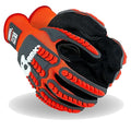 MAGID T-REX Flex Series Sandy Nitrile Coated Knit Impact Gloves, 24 Pairs, 9/Large, TRX400
