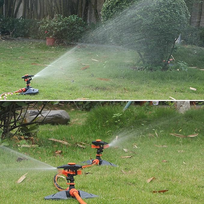 Sprinklers for Yard, Adjustable 360 Degree Rotation Garden Sprinkler Head for Large Area Coverage, Irrigation System for Garden