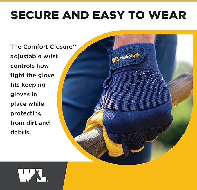 Wells Lamont Men's Leather Palm Work Gloves
