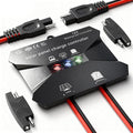 Voltset Solar Charge Controller : IP68 Waterproof - Display for Gel AGM Lead-Acid Lithium LiFePO4 Battery - Used in RV Marine Camper Van Truck Trailer (MPPT Solar Charge Controller New Model)