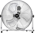ROVSUN 12'' Floor Fans, High Velocity Heavy Duty Metal Industrial Floor Fan for Commercial & Residential, High Power Fan w/ 90°-180° Adjustable Tilt, Metal Fan for Garage, Gym, Bedroom, UL Listed