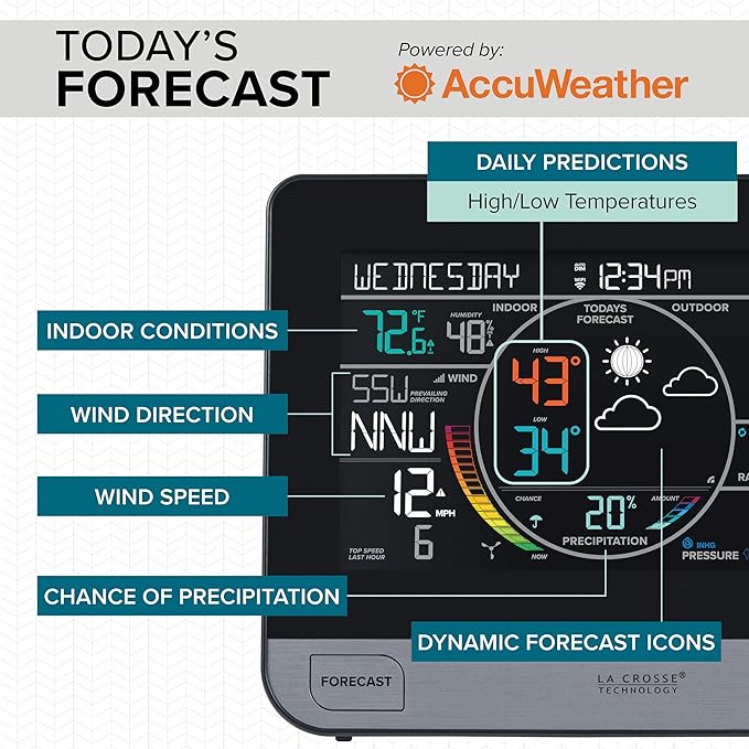La Crosse Technology 328-69357-INT Wi-Fi Professional Weather Station