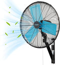 20 Inch Wall Mount Fan Oscillating High-Velocity Fans 5500 CFM, 3 Speed Industrial Wall Fan with 90°Horizontal 30°Tilt Oscillation for Warehouses, Workshops, Factories, Commercial Indoor Greenhouses