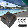 11x21 FT 80% Shade Cloth - Durable UV Blocking Mesh Tarp for Garden, Patio, Greenhouse & Chicken Coop - Shade Fabric Sun Shades Cover with Grommets for Plants, Pergola Cover, Dog Kennel, Outdoor Use