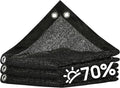 ColourTree 70% Black Shade Cloth Custom Size 7FT x 26FT Mesh Tarp, UV Resistant Netting with Upgrade Grommets for Plant Cover, Greenhouse, Chicken Coop, Barn, Kennel, Garden. (We Make Custom Size)
