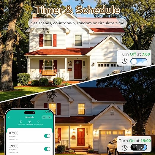 NineLeaf Zigbee Smart Remote Outlet with Wall Decor Switch,Zigbee Repeater,Wireless Plug with APP & Voice Control, Compatible with Alexa &Google Assistant, Timer & Schedule,1 Switch+2 Outlets