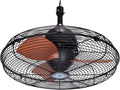 Tornado 20-Inch Outdoor Downrod Mount Ceiling Fan, IPX4 Water-Resistant with Remote Control, 3-Speed Settings, 3300 CFM Airflow, 10-Foot Cord, UL Listed