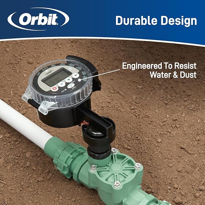 3-Pack Orbit 57865 Battery-Operated Sprinkler Timer, Black