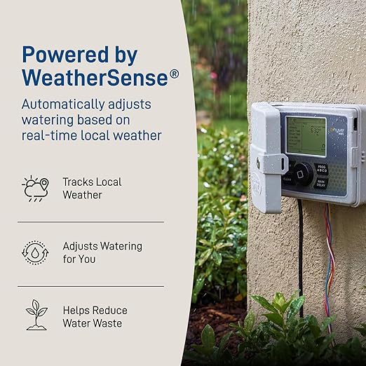Orbit B-hyve Smart Indoor/Outdoor Sprinkler Controller - 12-Zone - App Controlled Smart Controller with Custom Irrigation Schedules - Weatherproof Multi-Zone Sprinkler System - 57950