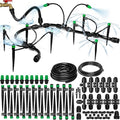 CARPATHEN Drip Irrigation System - Adjustable Quick Connect Irrigation System for Gardens up to 131ft, Raised Beds - Complete Garden Watering System - 1/4 Emitters, 1/2" and 1/4" Tubing and Connectors