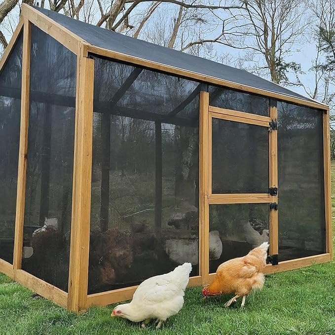 ColourTree 30% Black Shade Cloth Custom Size 12FT x 58FT Mesh Tarp, UV Resistant Netting with Upgrade Grommets for Plant Cover, Greenhouse, Chicken Coop, Barn, Kennel, Garden. (We Make Custom Size)